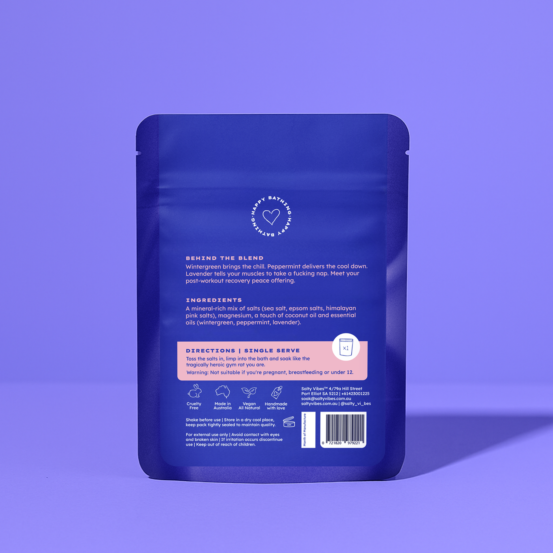 BATH SALTS | SORE AS FUCK 100g