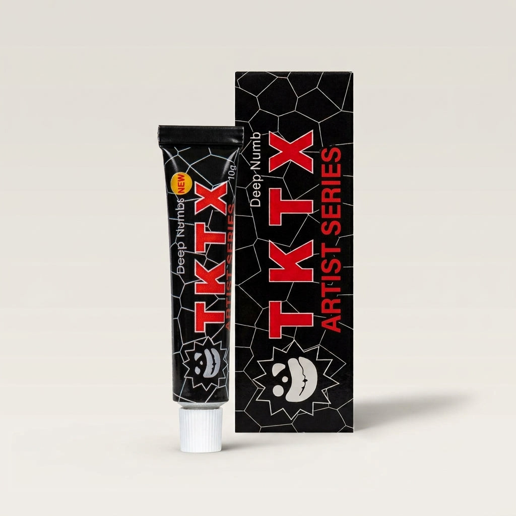 TKTX Artist Series Black Deep Numb cream – box and tube