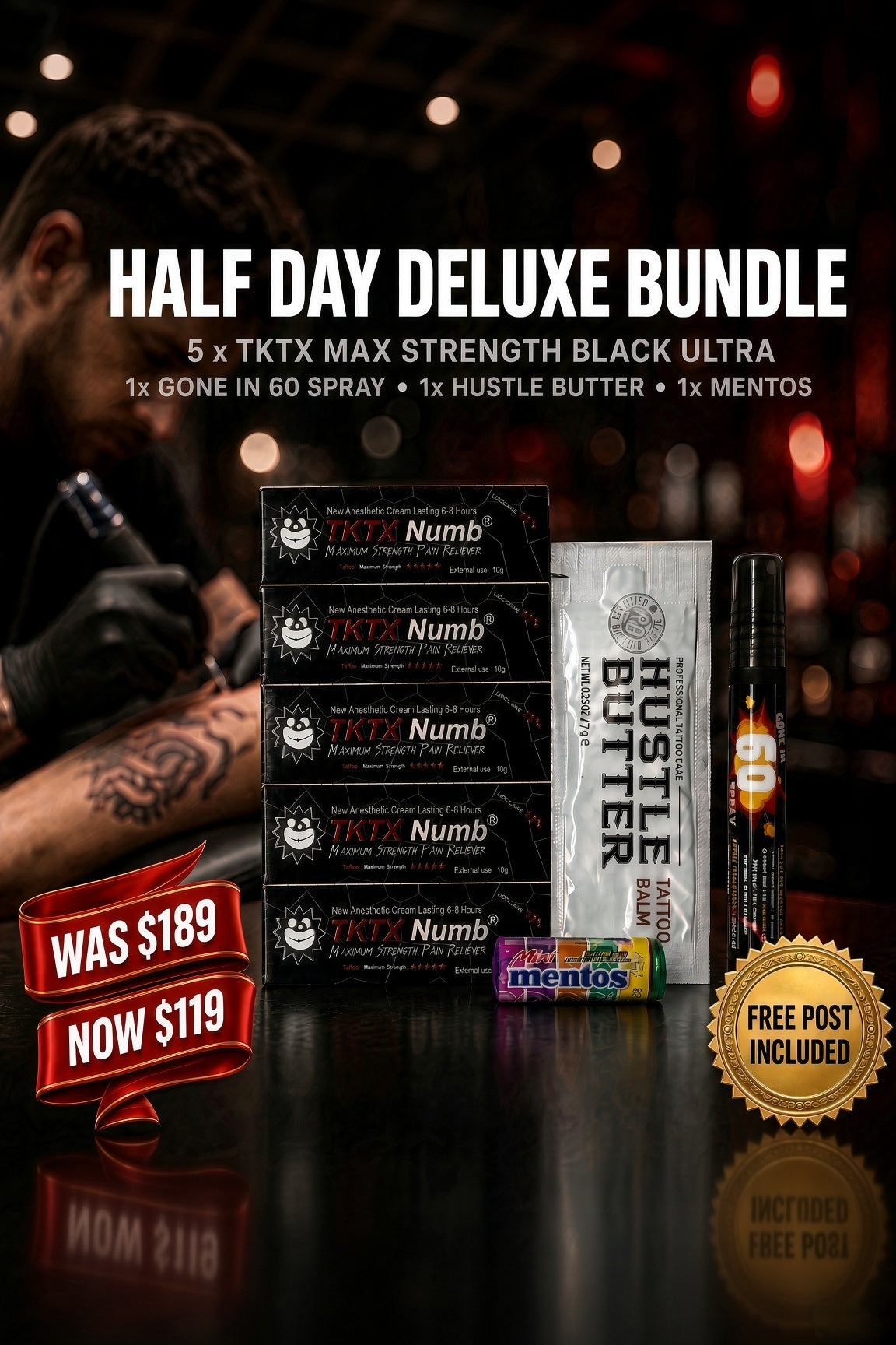 TKTX Max Strength - Deluxe Half Day Bundle