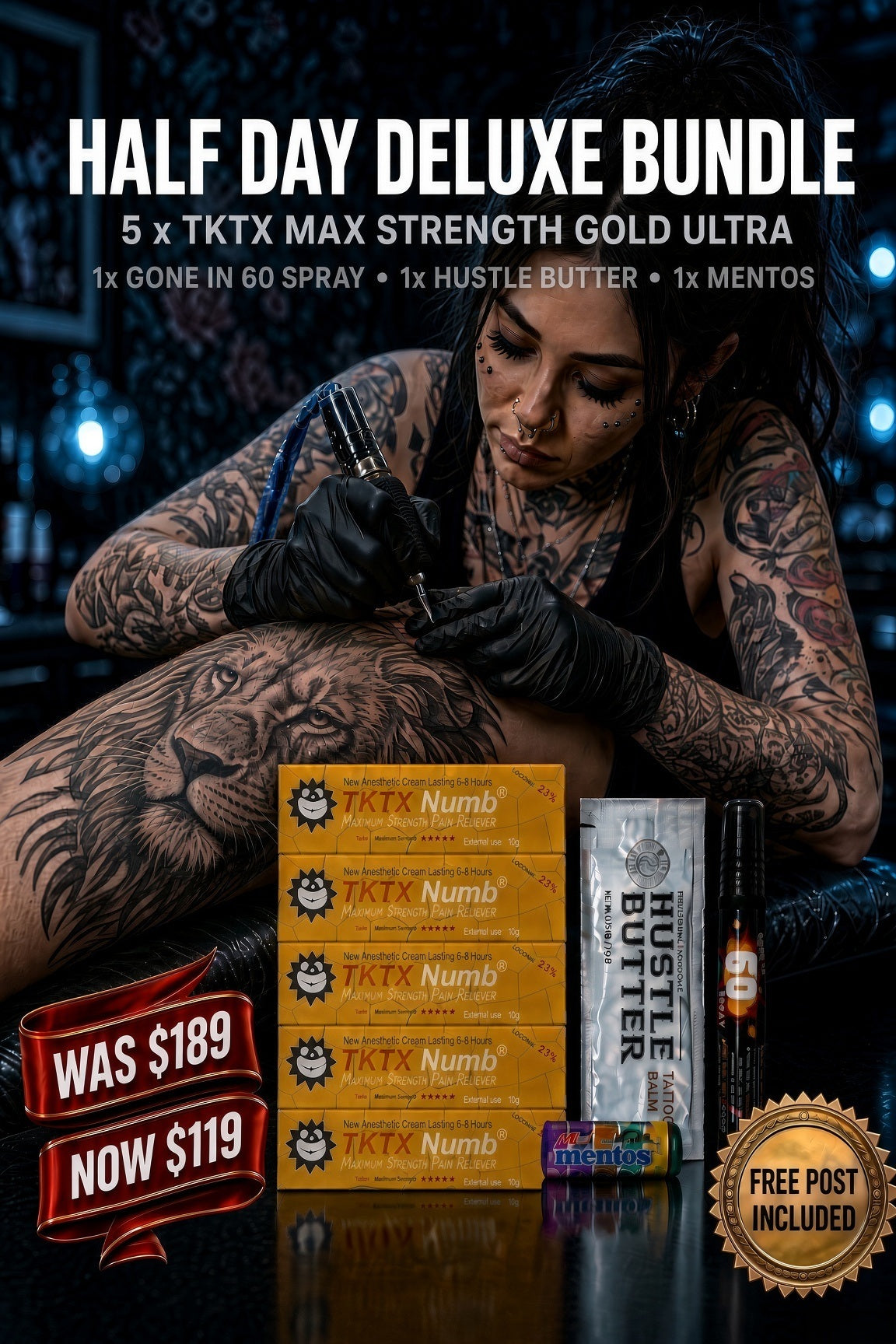 TKTX Max Strength - Deluxe Half Day Bundle