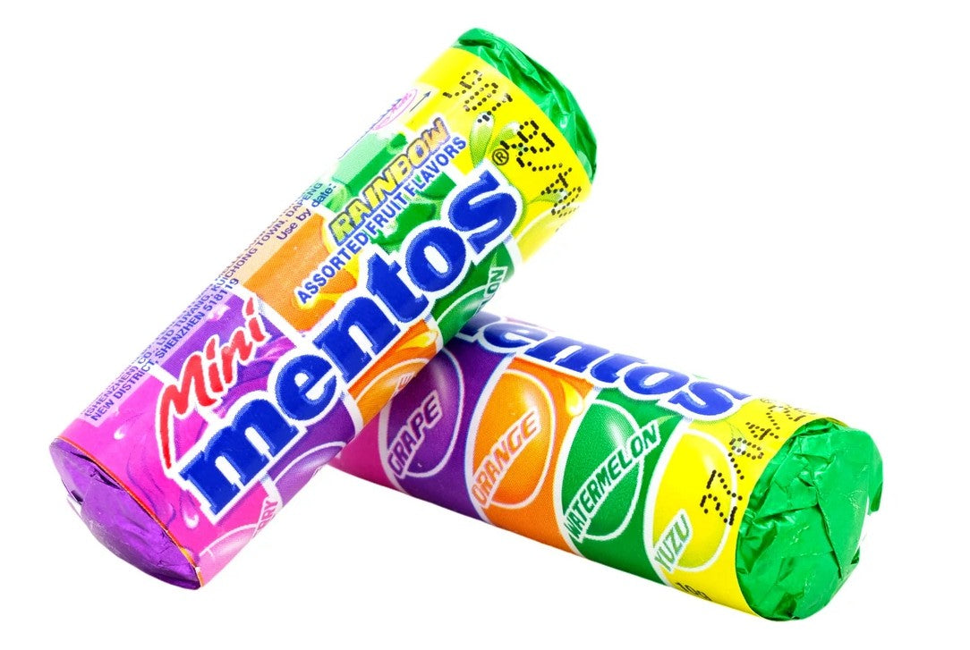 Mentos sugar hit included in kit
